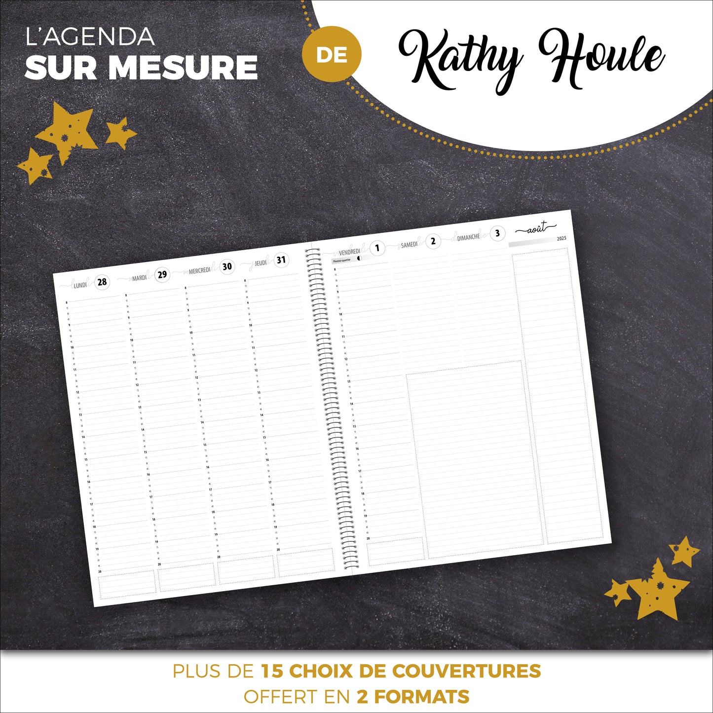 Agenda SUR MESURE | Kathy Houle