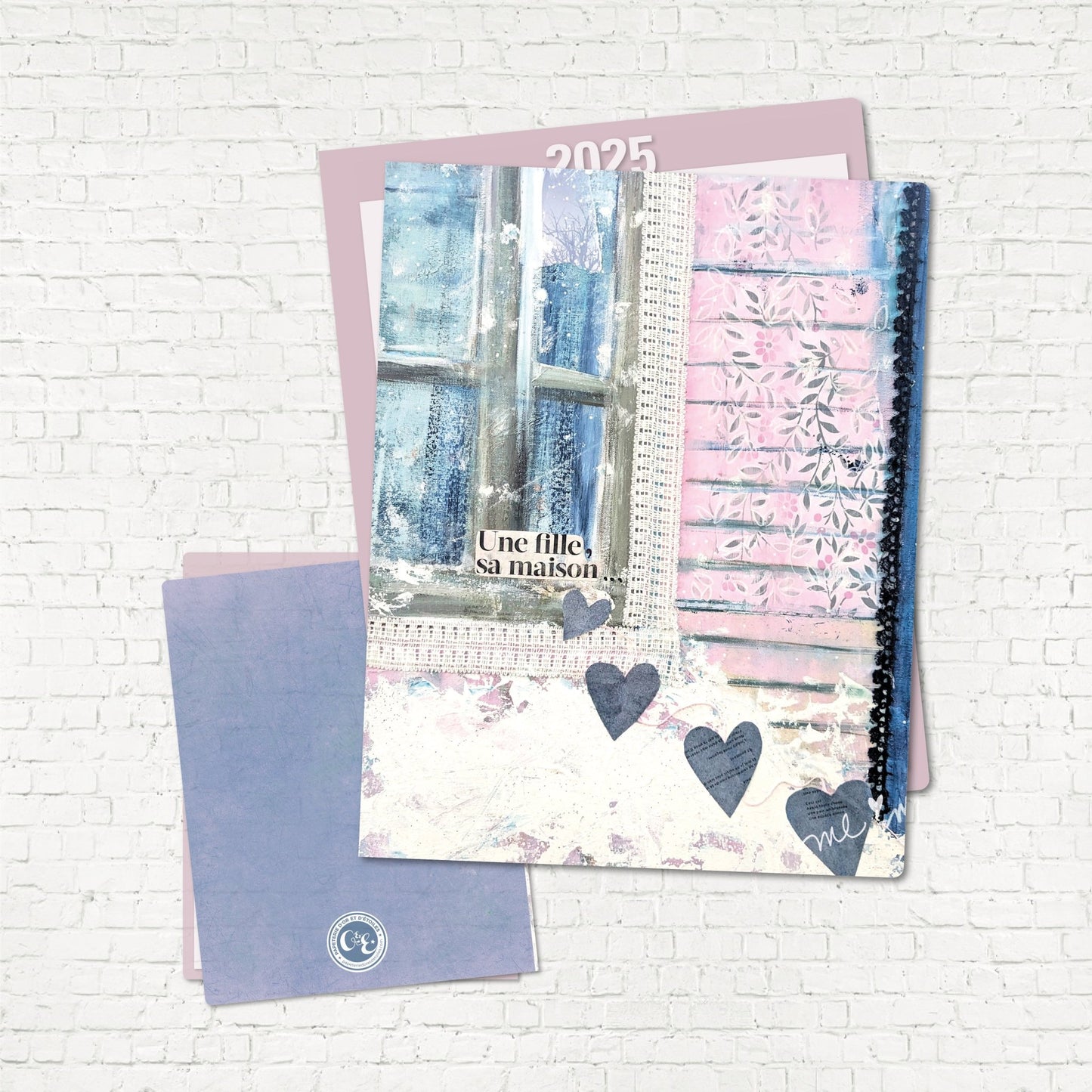 COUVERTURE | Marie - Luce Doré (Une fille, sa maison) - Papeterie d'Or et d'Étoiles