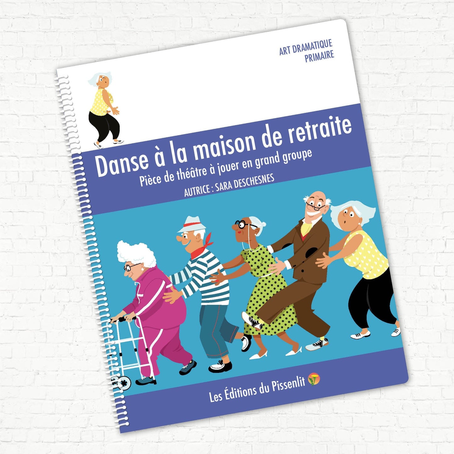Danse à la maison de retraite - Papeterie d'Or et d'Étoiles