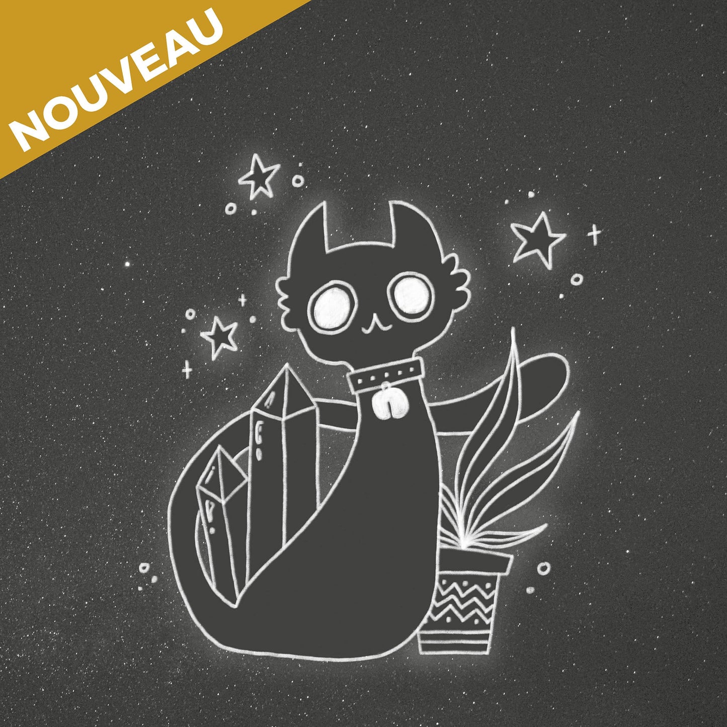 AGENDA | Chat noir - Papeterie d'Or et d'Étoiles