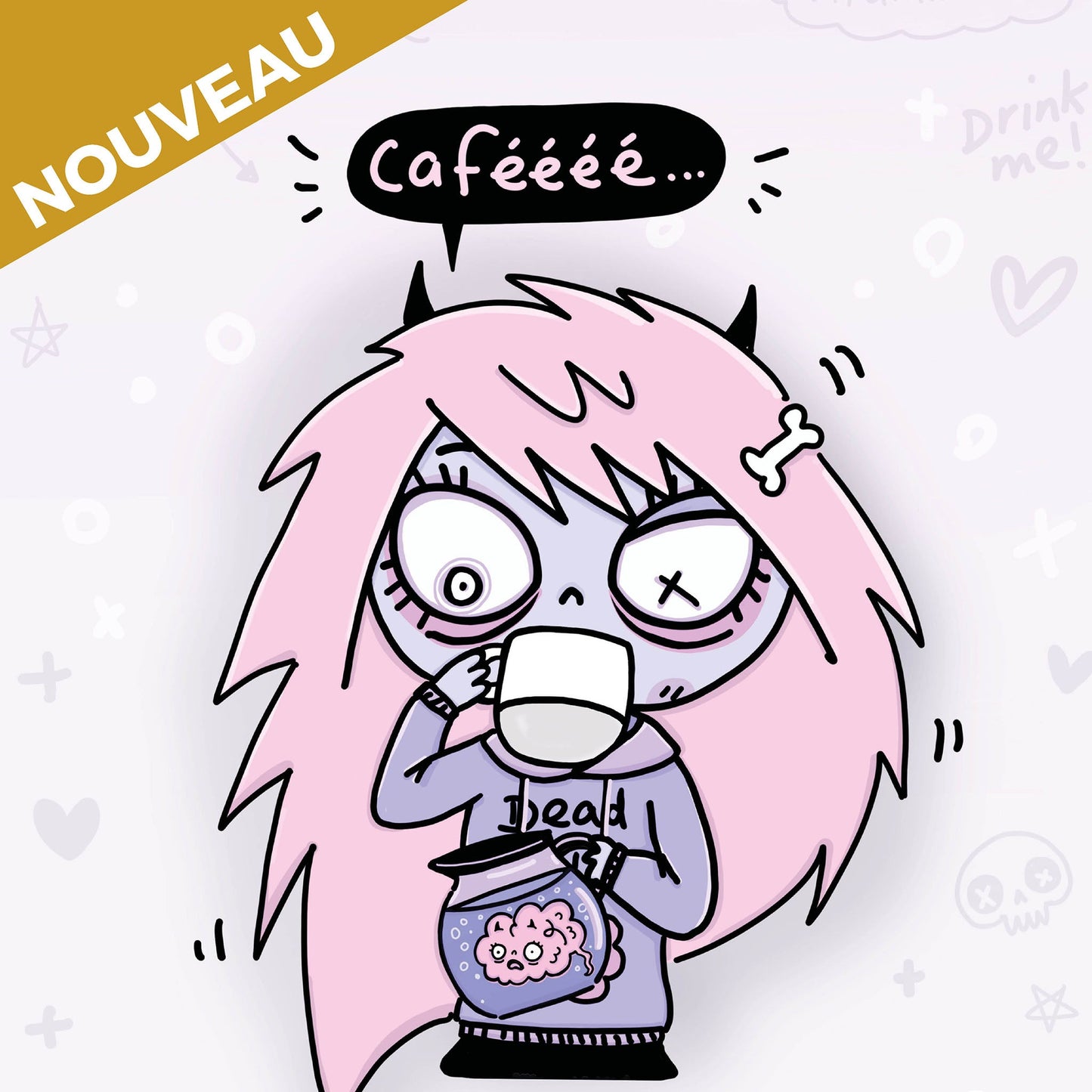 AGENDA | Coraline Boo (Caféééé) - Papeterie d'Or et d'Étoiles