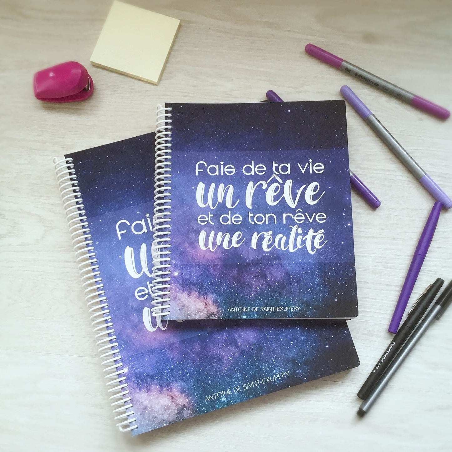 AGENDA | Fais de ta vie un rêve - Papeterie d'Or et d'Étoiles