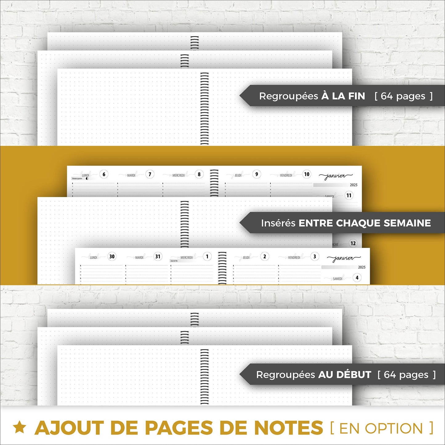 AGENDA | Grimoire - Papeterie d'Or et d'Étoiles