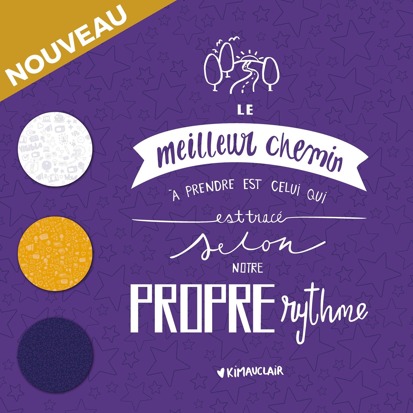 AGENDA | Kim Auclair (Le meilleur chemin) - Papeterie d'Or et d'Étoiles