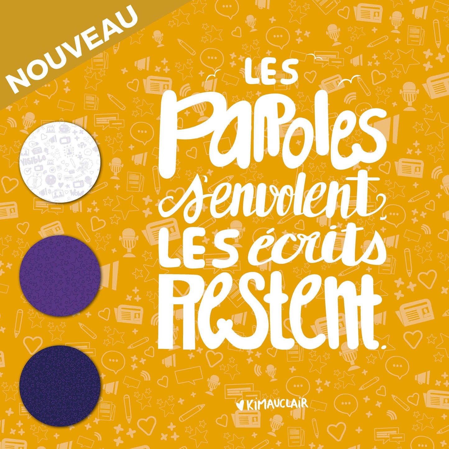 AGENDA | Kim Auclair (Les paroles) - Papeterie d'Or et d'Étoiles