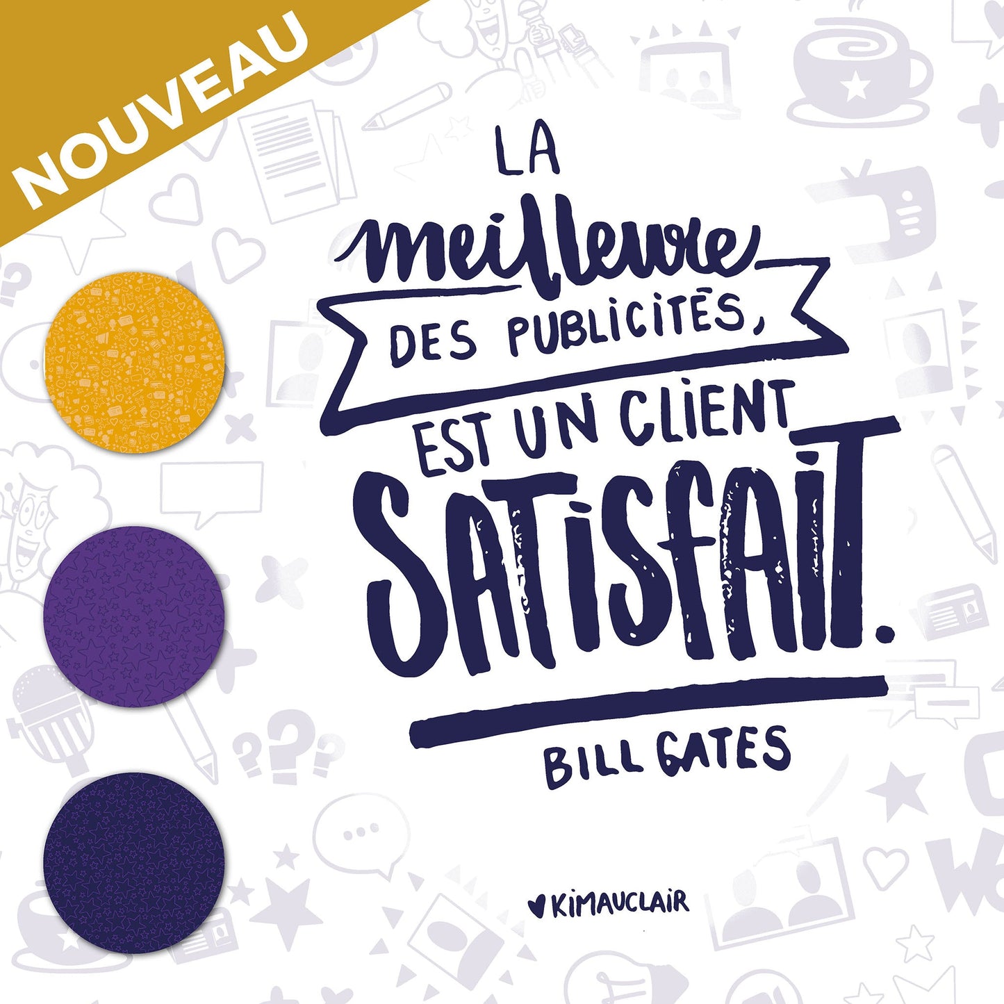 AGENDA | Kim Auclair (Un client satisfait) - Papeterie d'Or et d'Étoiles
