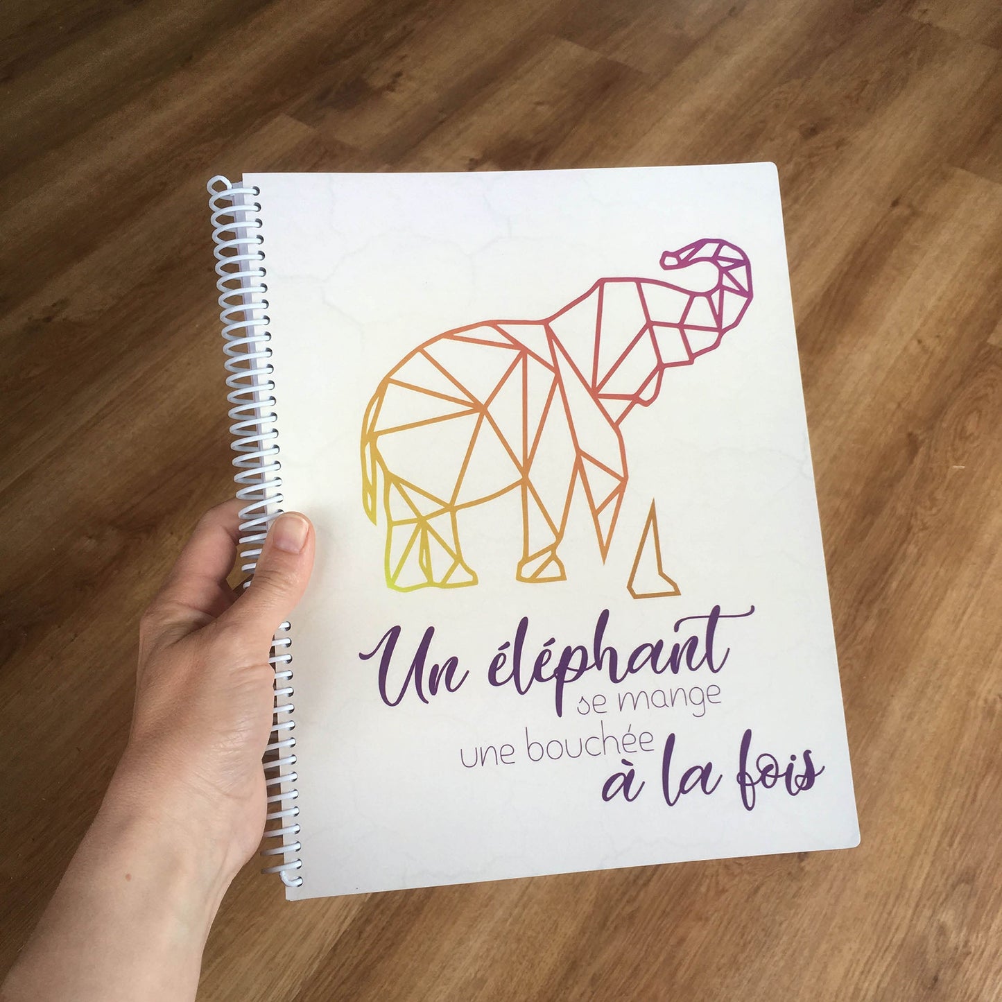 AGENDA | L'éléphant - Papeterie d'Or et d'Étoiles