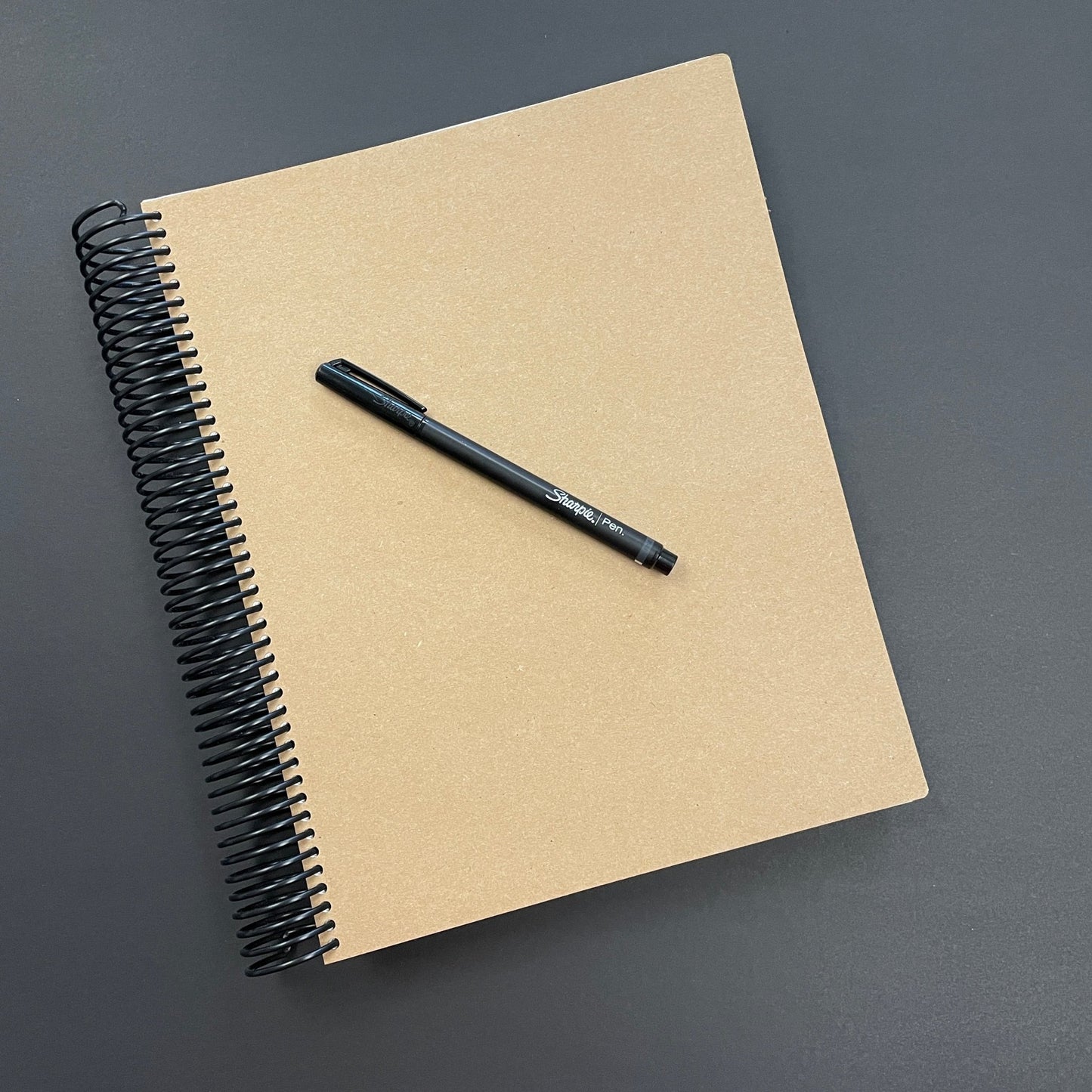 CAHIER DE NOTES | Carton KRAFT - Papeterie d'Or et d'Étoiles