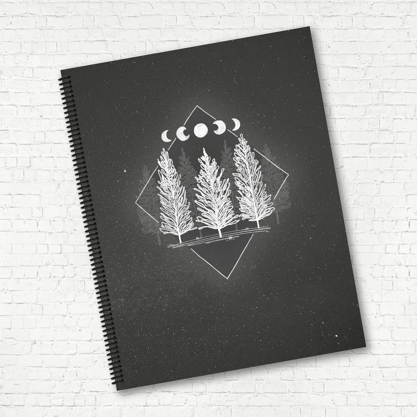 CAHIER DE NOTES | Dans la lune - Papeterie d'Or et d'Étoiles