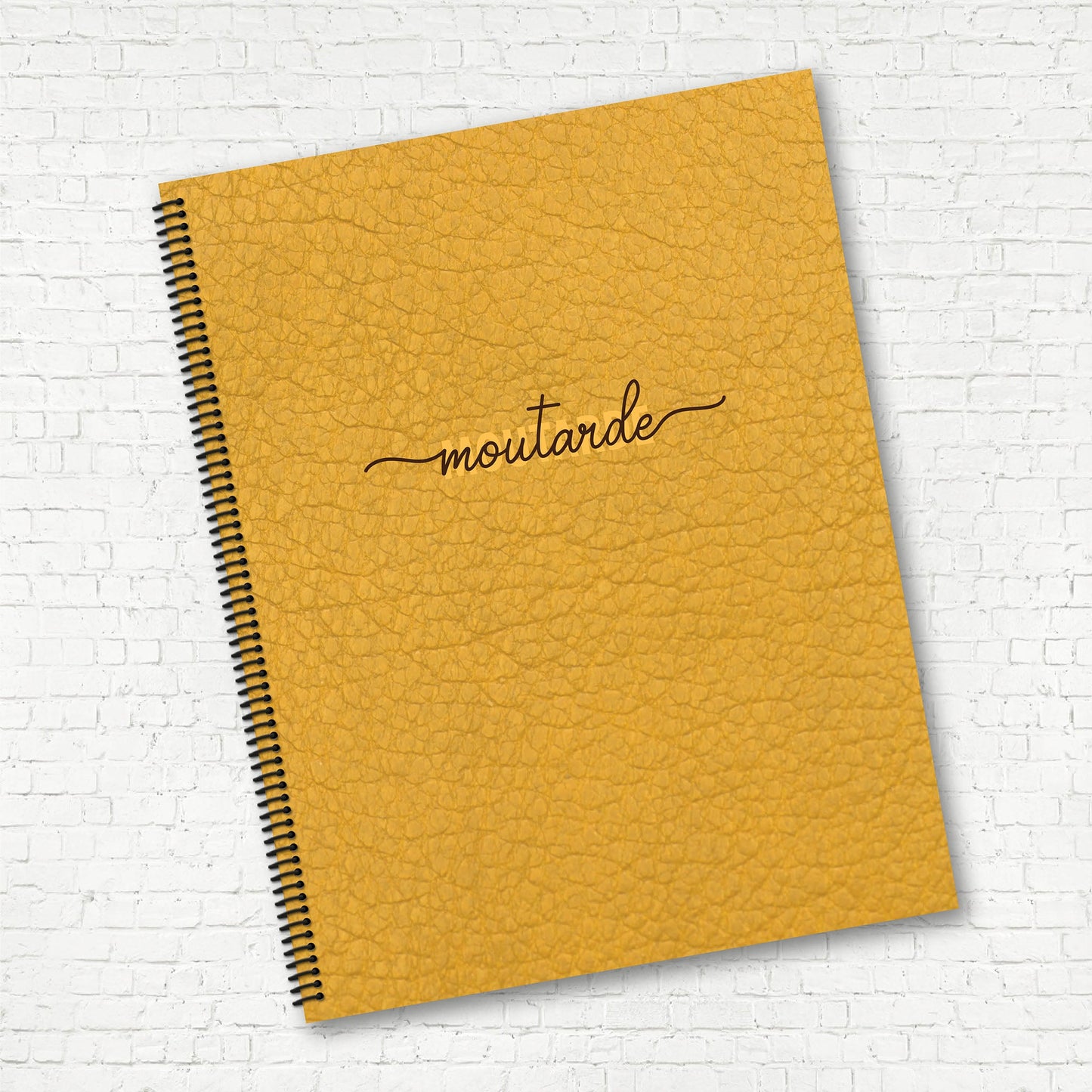 CAHIER DE NOTES | Effet cuir - Papeterie d'Or et d'Étoiles