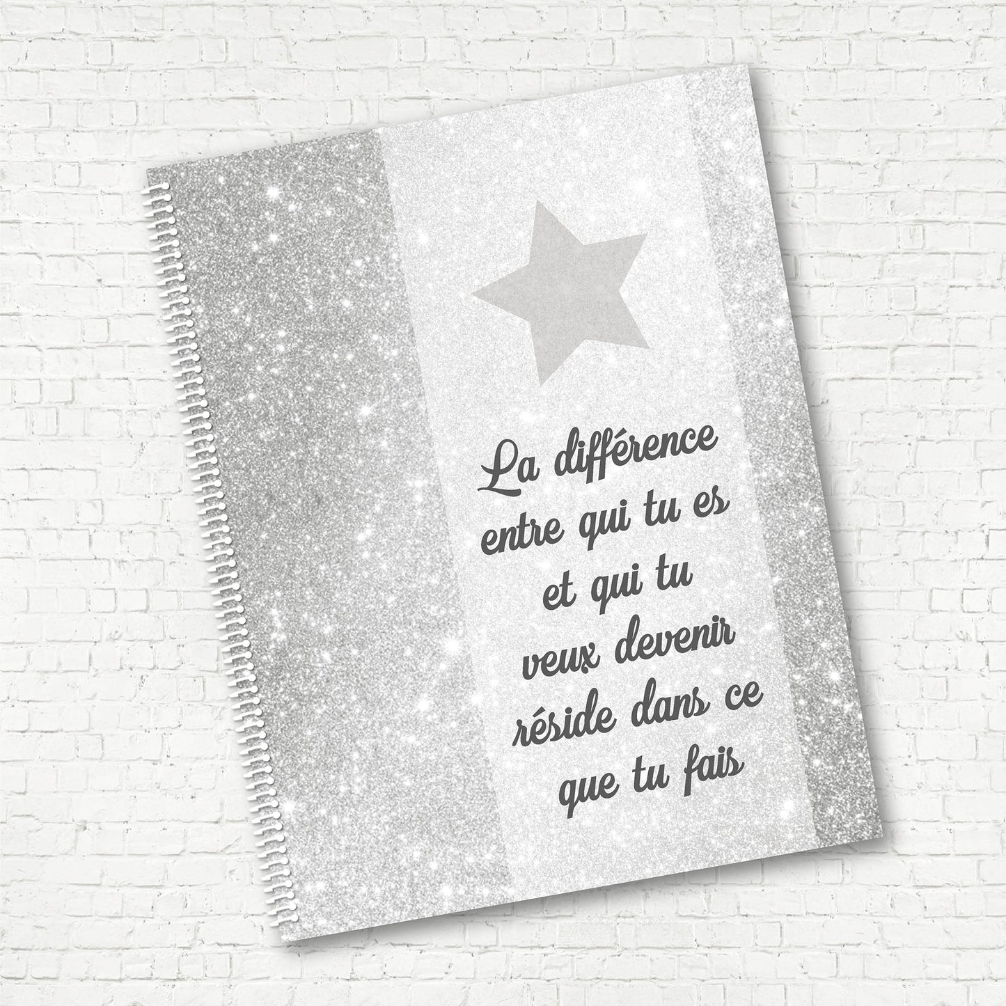 CAHIER DE NOTES | La différence - Papeterie d'Or et d'Étoiles