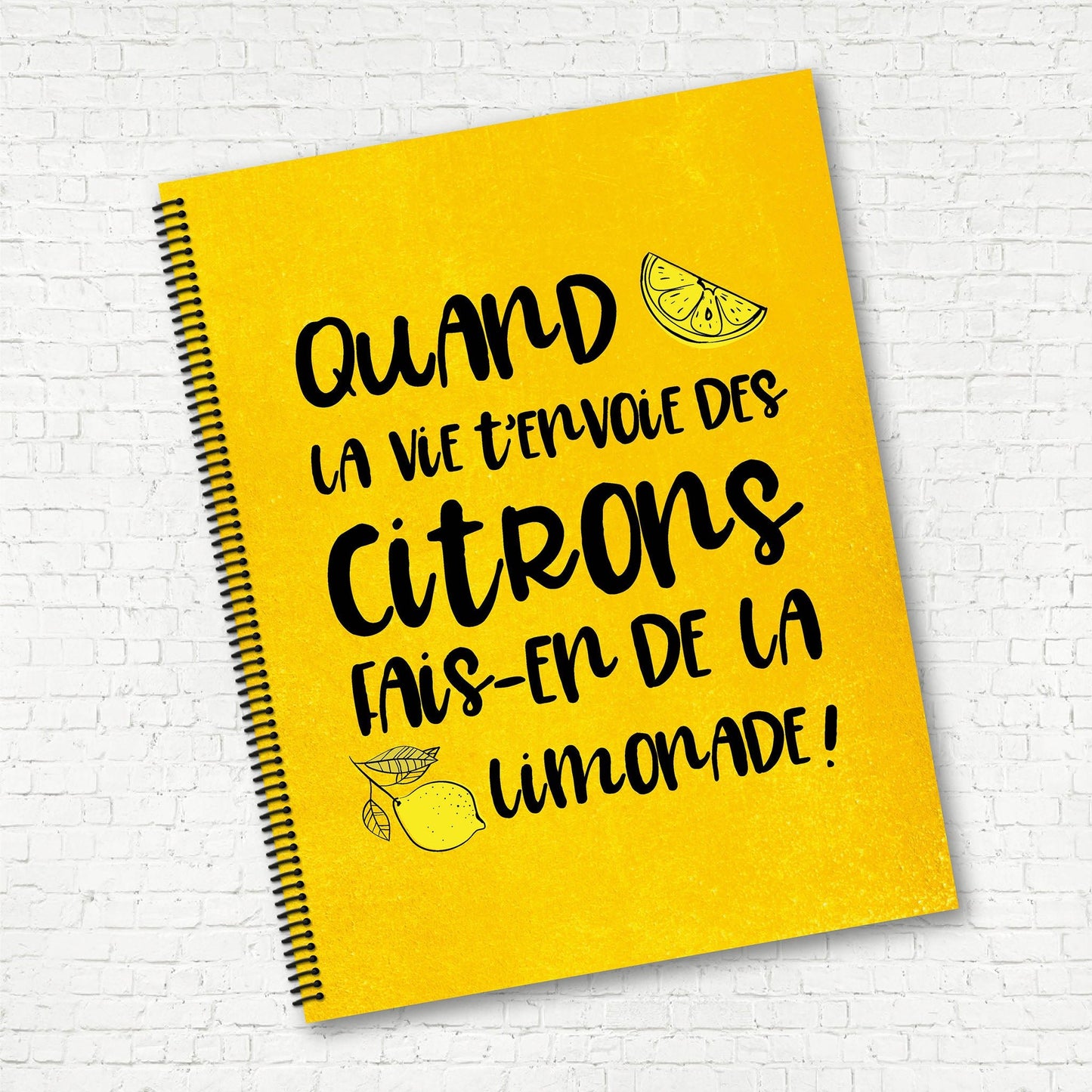 CAHIER DE NOTES | Limonade - Papeterie d'Or et d'Étoiles