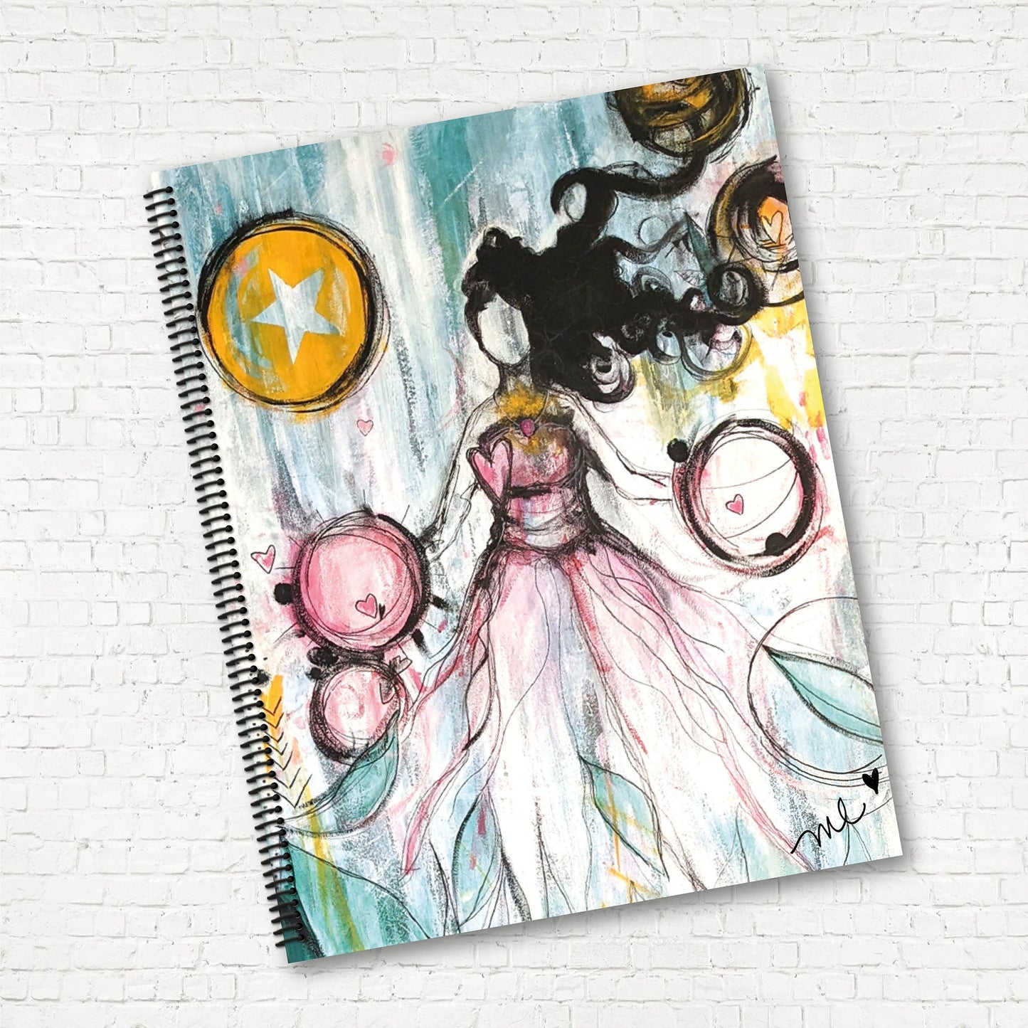 CAHIER DE NOTES | Marie-Luce Doré (Je suis guérison) - Papeterie d'Or et d'Étoiles