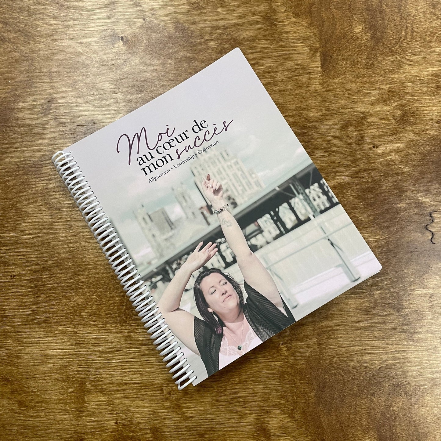 Cahier Moi au coeur de mon succès - Papeterie d'Or et d'Étoiles