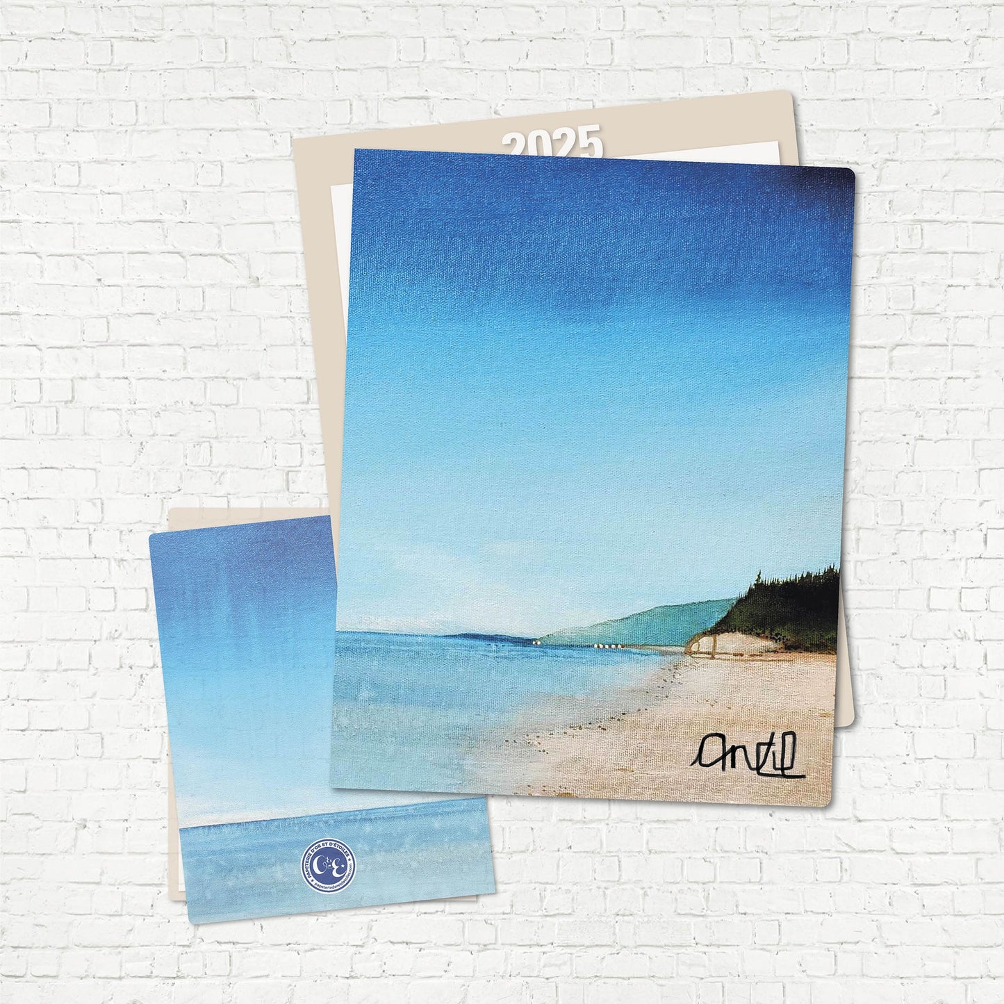 COUVERTURE | Anctil Artiste (Plage bleue royale) - Papeterie d'Or et d'Étoiles