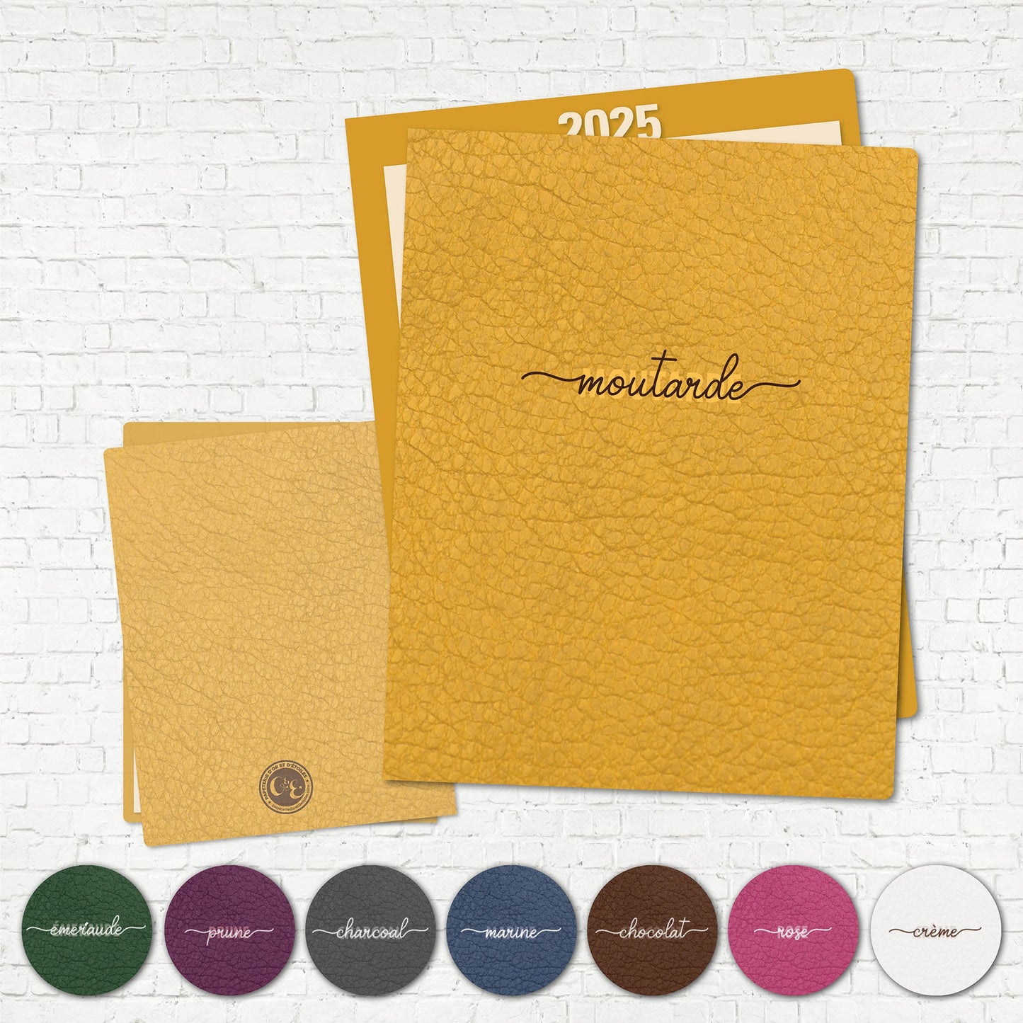 COUVERTURE | Effet cuir - Papeterie d'Or et d'Étoiles