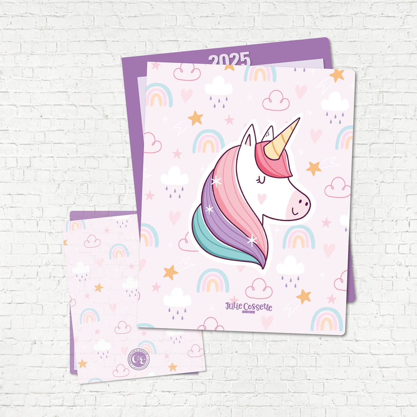 COUVERTURE | Julie Cossette (Licorne) - Papeterie d'Or et d'Étoiles