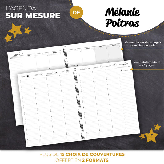 Agenda SUR MESURE | Mélanie Poitras