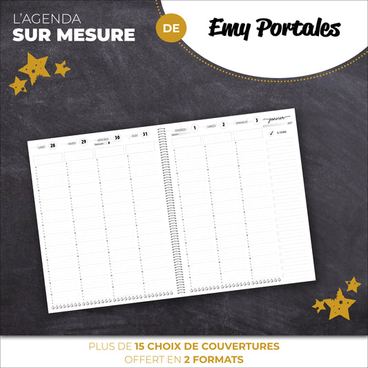Agenda SUR MESURE | Emy Portales