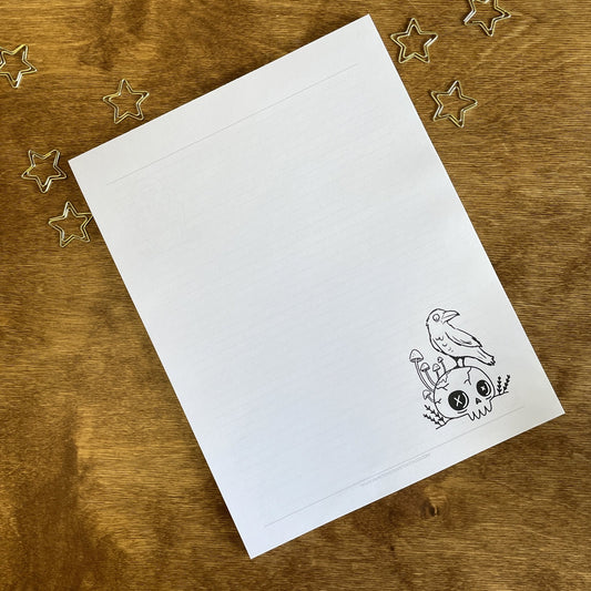 Pad de notes - Coraline Boo (Witchy) - Papeterie d'Or et d'Étoiles