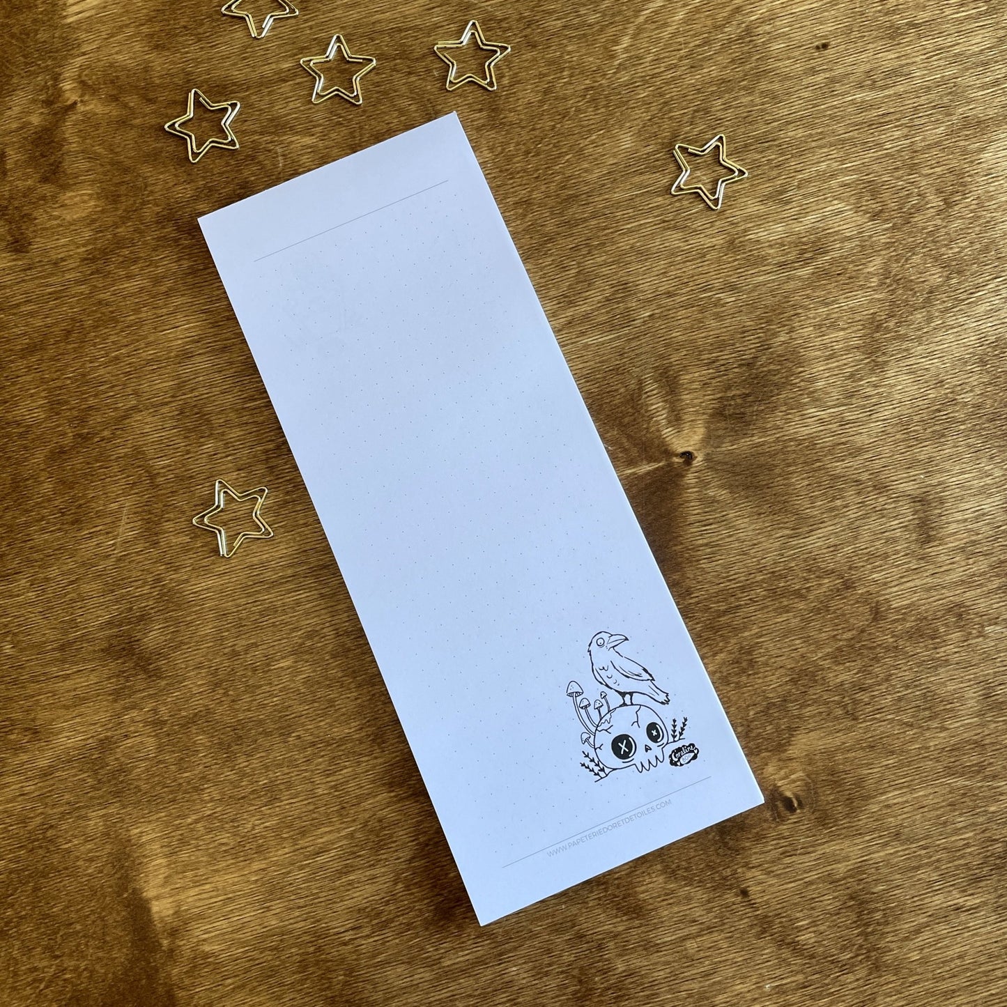 Pad de notes TO-DO - Coraline Boo - Papeterie d'Or et d'Étoiles